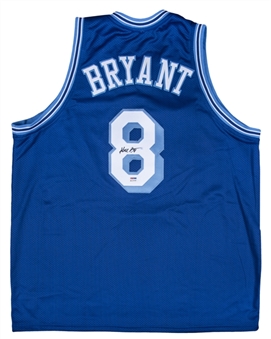 Kobe Bryant Signed Los Angeles Lakers Retro Blue #8 Jersey (PSA/DNA)